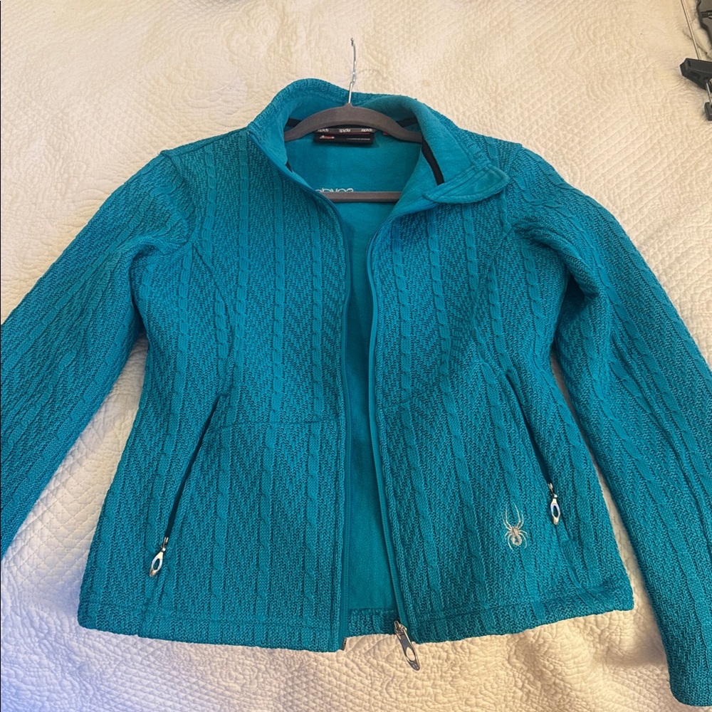 Spyder Women's Vibrant Blue Ski Jacket - Picture 5 of 5